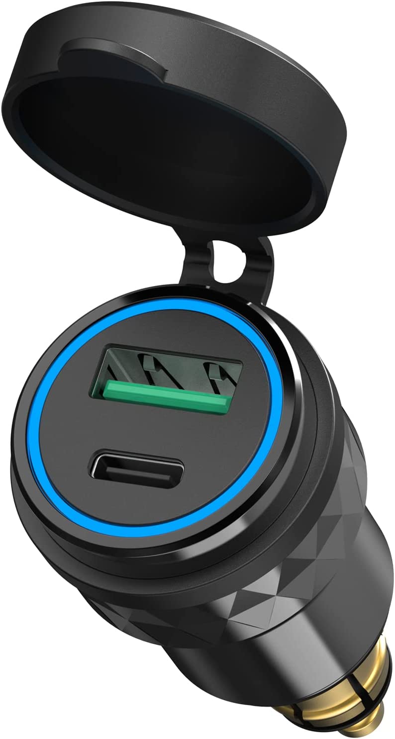 USB C PD 3.0 Adattatore DIN USB Moto per BMW 20w